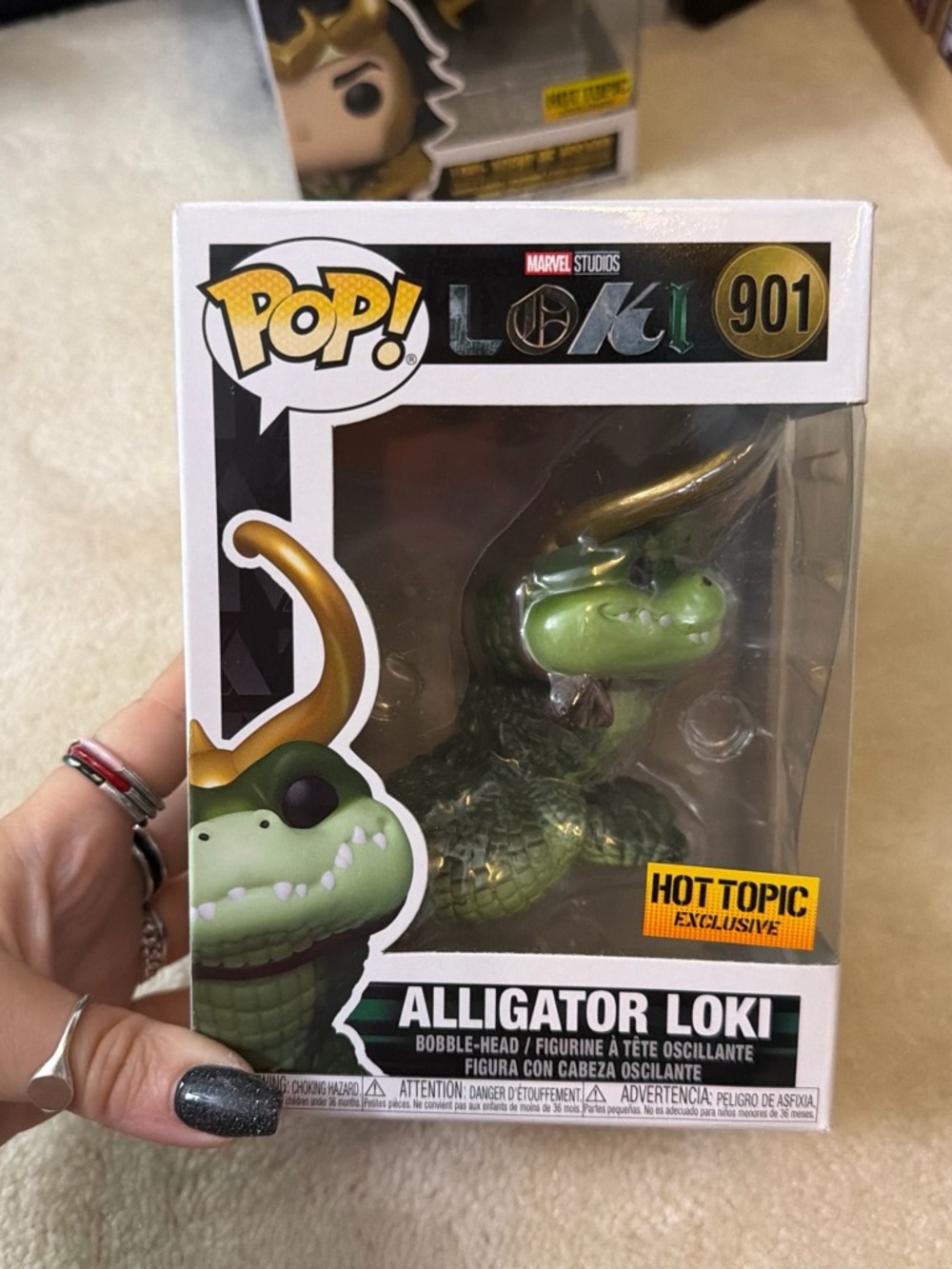 Funko Pop! Alligator Loki Figure - Green & Gold